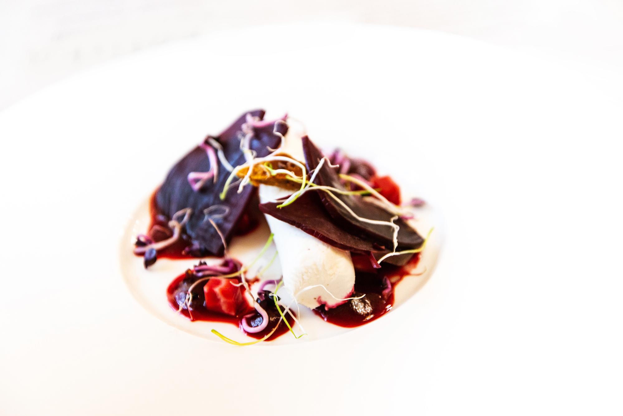 Sample plated menu from the workshop